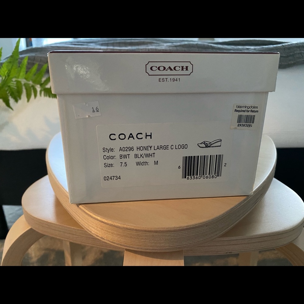 Coach Honey Large C Logo Mules - Picture 2 of 5
